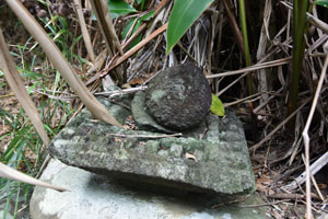 岬八幡神社自然石
