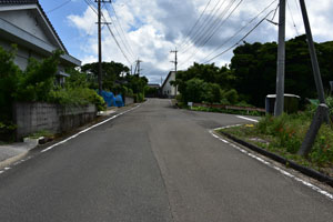 県道75号線岬八幡神社入口前通り