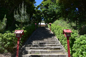 熊野神社参道の階段