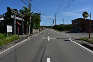 県道75号線熊野神社入口前通り