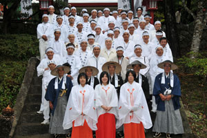 熊野神社親子神御対面の神幸祭での記念写真
