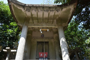 横町神社の鈴(鰐口)