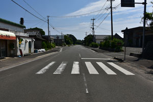 県道75号線安納神社入口前通り