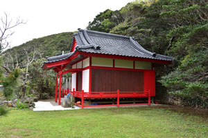 浦田神社御種蒔き石の前風景