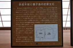 赤尾木城と種子島の武家文化
