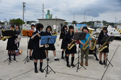 種子島中央高校の金管バンド