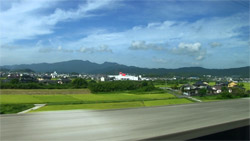九州新幹線260キロ車窓風景
