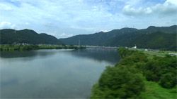 山陽新幹線300キロ車窓風景