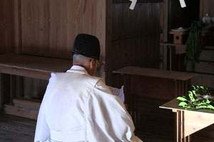 湊塩釜神社で行なわれた霜月祭