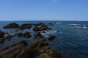 種子島の最北端部を撮影した風景写真