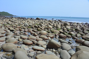 小浜海岸大小の石