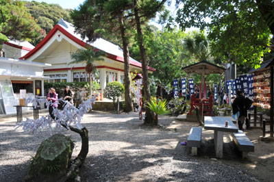 熊野神社での七草祝い