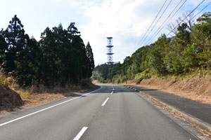鞍勇十三番線から撮影した大道山風景写真