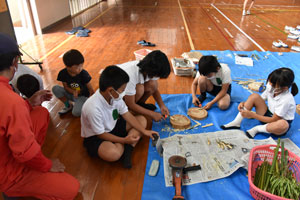 竹トンボ作り体験