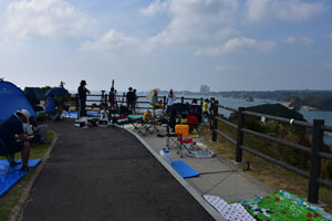 恵美之江展望公園最前列の左側のポイント