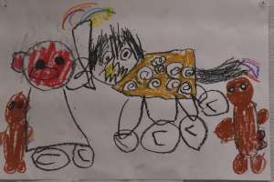 �Óc�̎��q����������̍�i